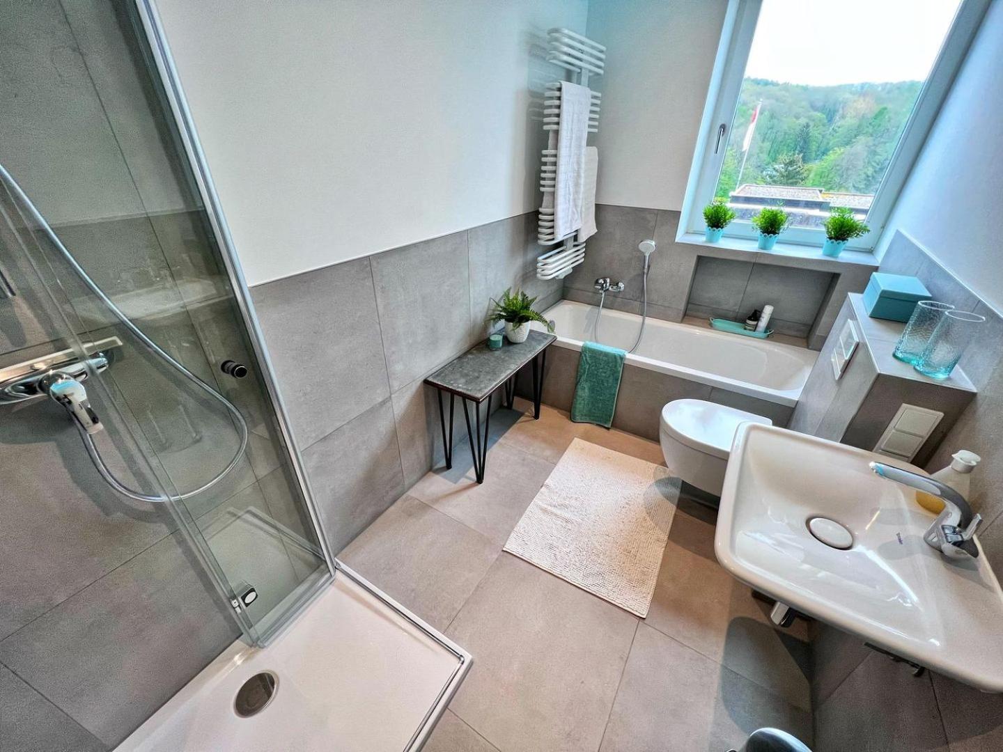 4-Sterne Ferienwohnung Waldblick Schweinfurt Esterno foto