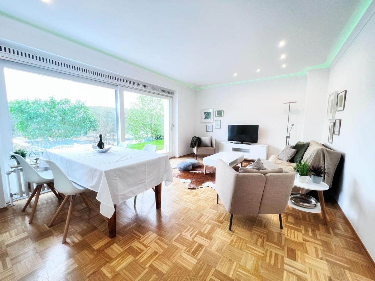 4-Sterne Ferienwohnung Waldblick Schweinfurt Esterno foto
